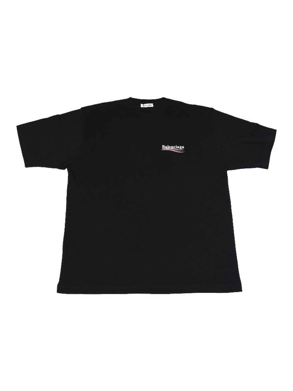 Balenciaga Political Campaign T-Shirts Black